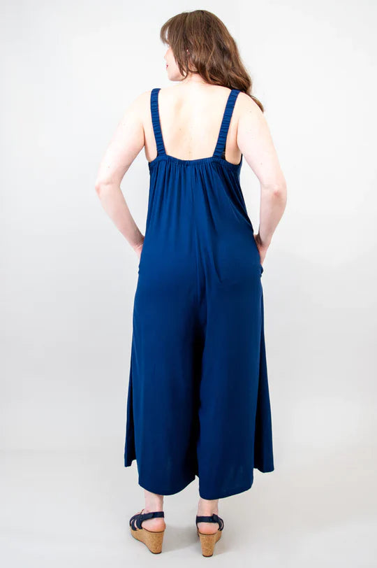 Joanna Linen / Bamboo Jumpsuit - Indigo