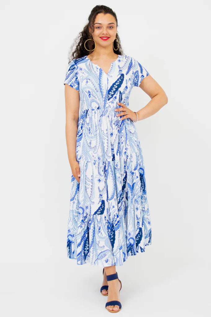 Laurita Linen & Bamboo Dress -  Radiant
