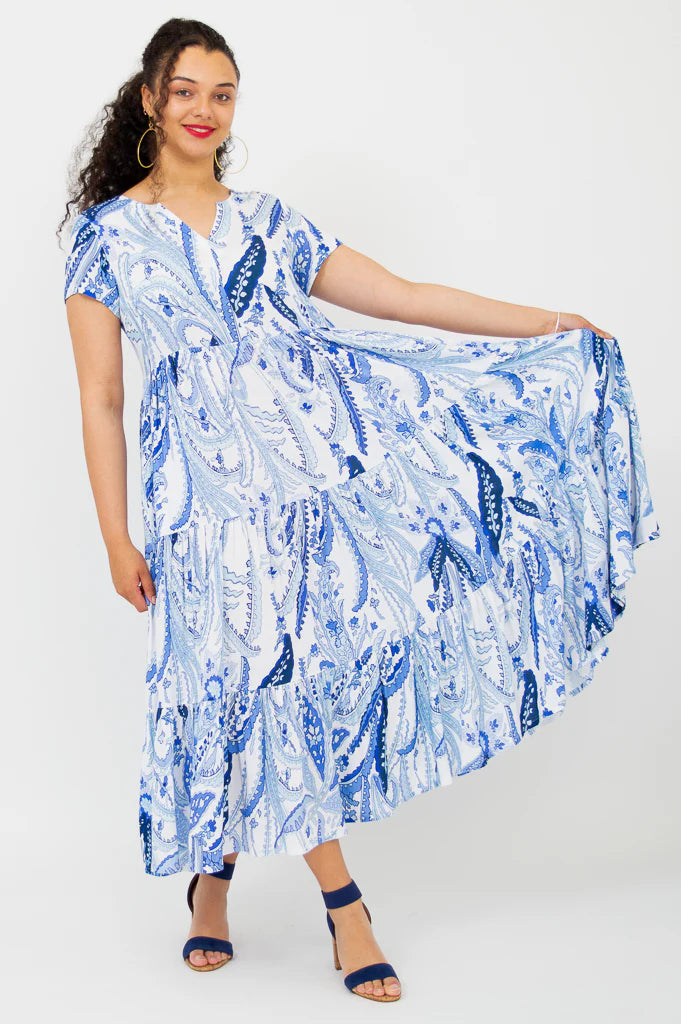 Laurita Linen & Bamboo Dress -  Radiant