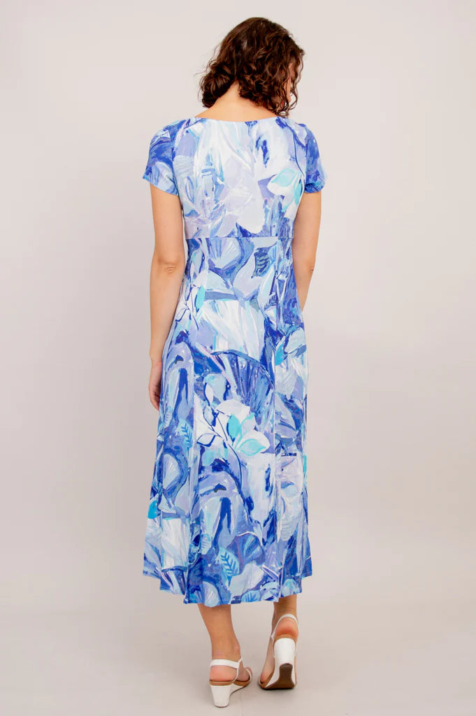 Morgan Linen / Bamboo Dress - Blue Room