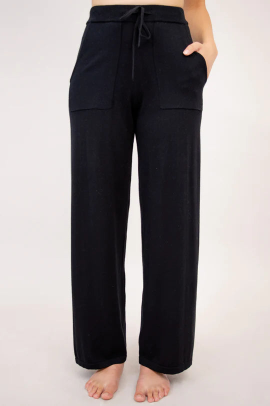 Polita Cotton Pants - Black