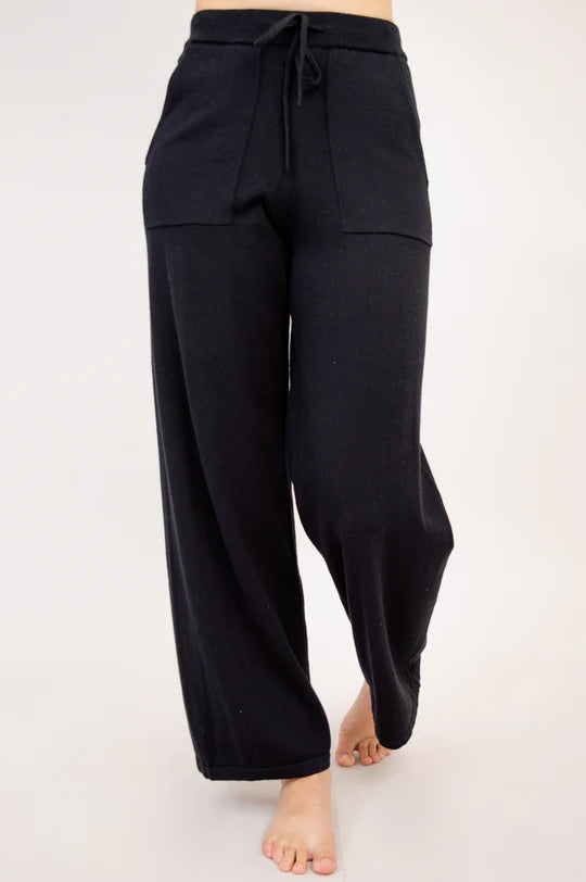Polita Cotton Pants - Black