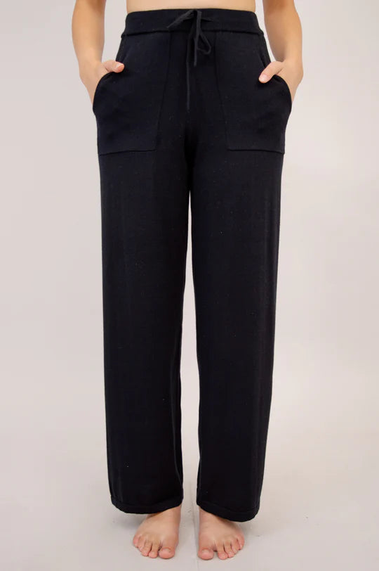 Polita Cotton Pants - Black