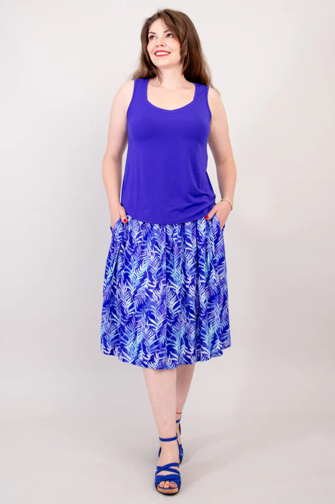 Hazel Bamboo / Linen Skirt - Palma