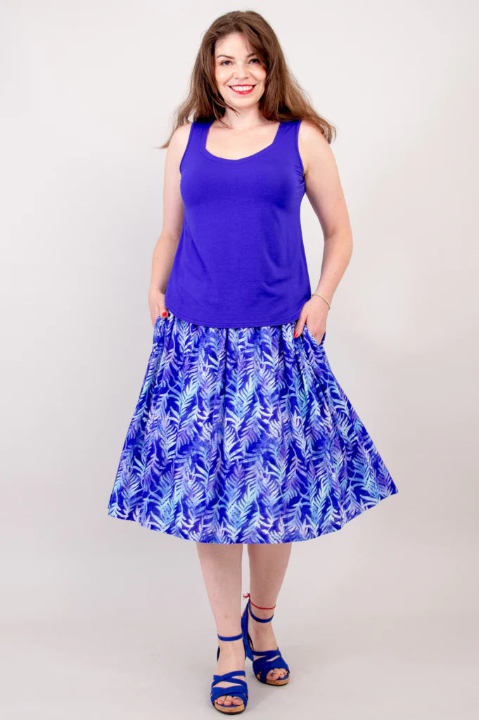 Hazel Bamboo / Linen Skirt - Palma