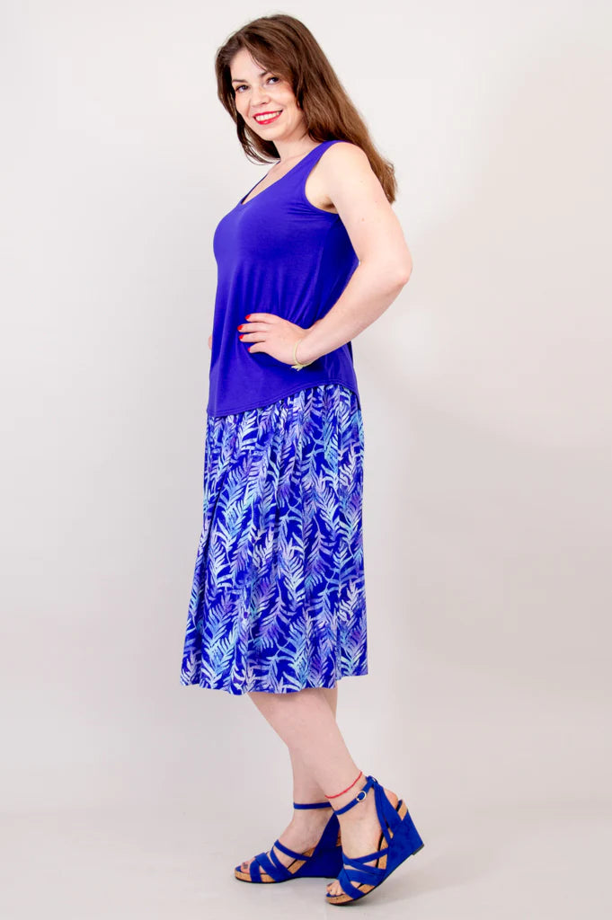 Hazel Bamboo / Linen Skirt - Palma