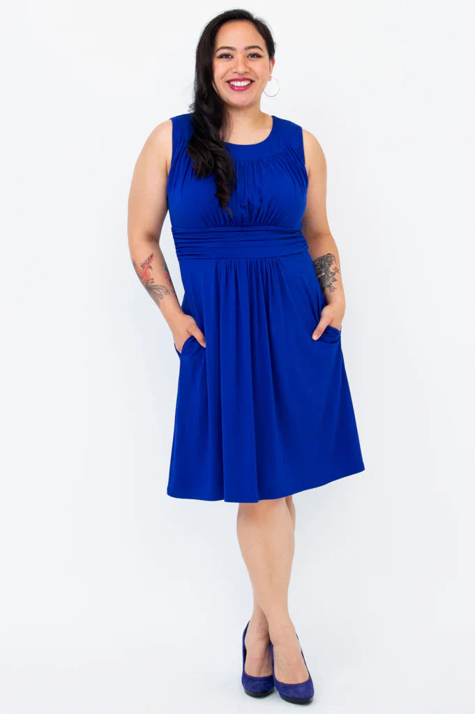 Blue Sky Roam Bamboo Dress - Violet