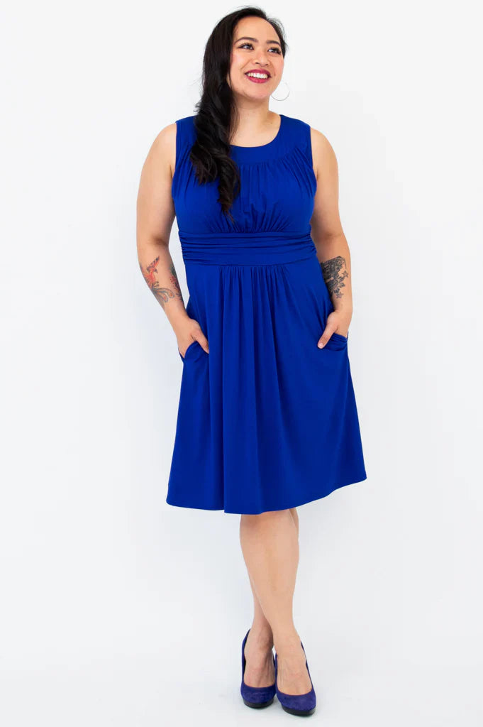 Blue Sky Roam Bamboo Dress - Violet