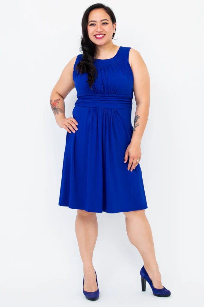 Blue Sky Roam Bamboo Dress - Violet