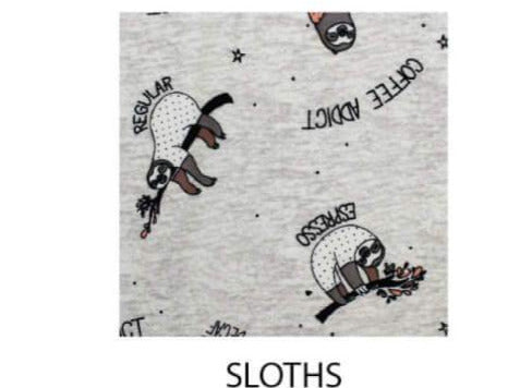 Ladies Short Sleeve Printed Night Shirt