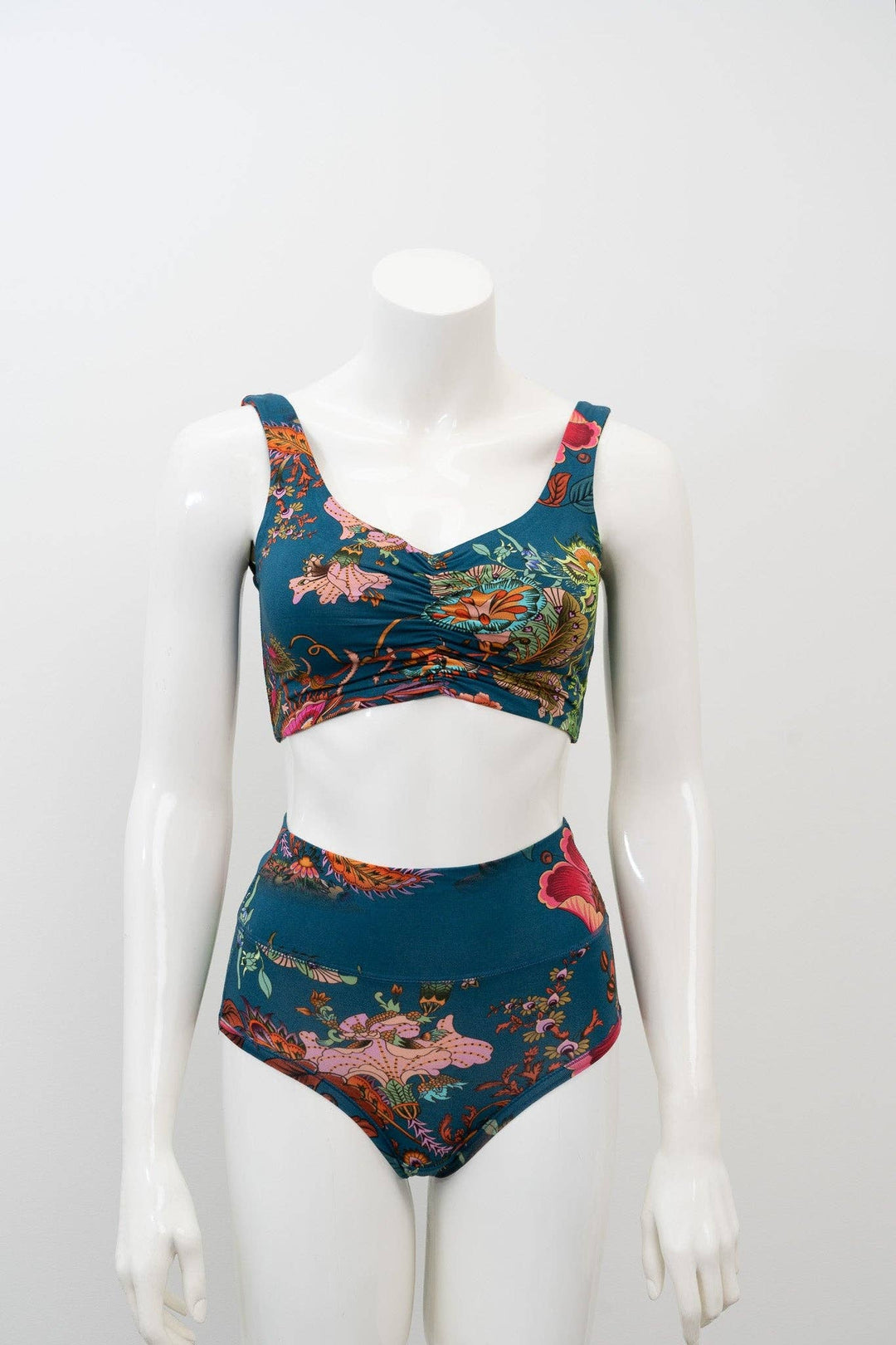 Clipper Teal Fantasy Bamboo Bra - Sheer Essentials Lingerie & Swimwear