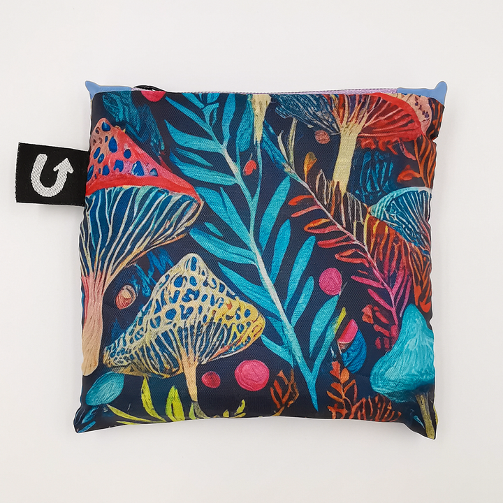 Uptown Sox - Mushroom Magic - Foldable Tote Bag