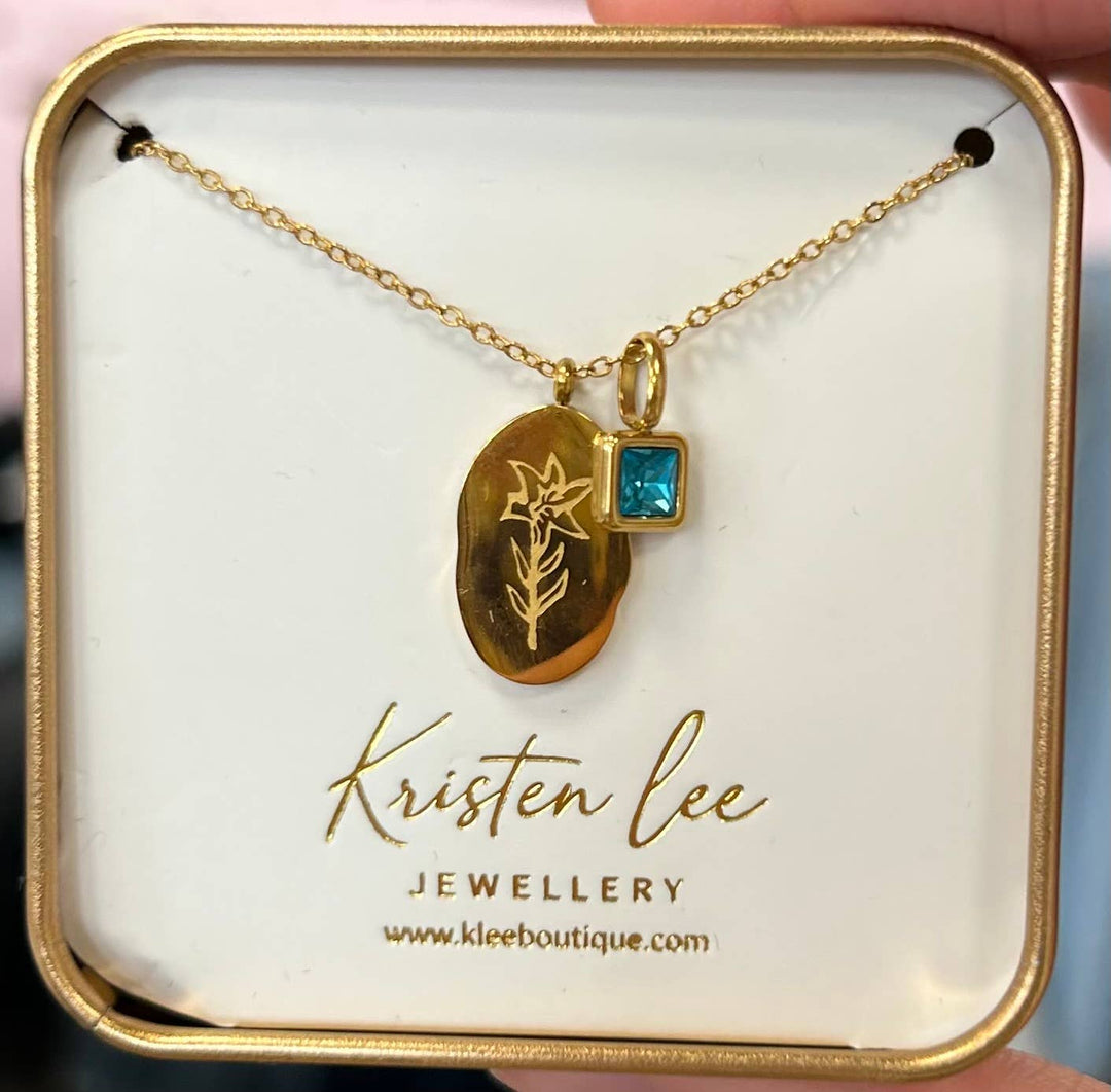 Gold Birth Month Necklaces