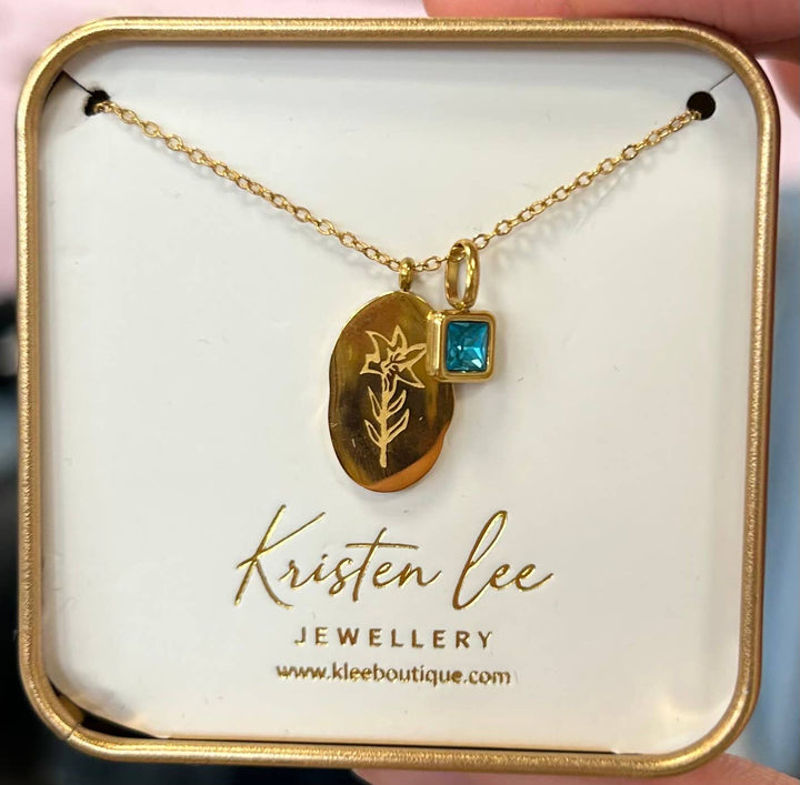 Gold Birth Month Necklaces