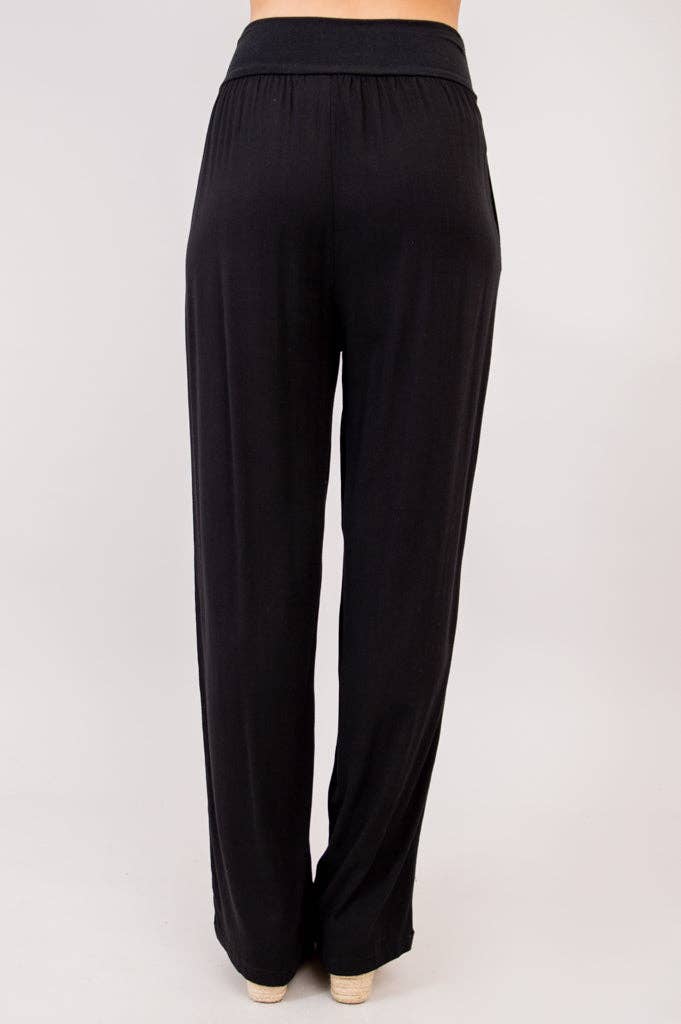 Landon Bamboo & Linen Pant - Black
