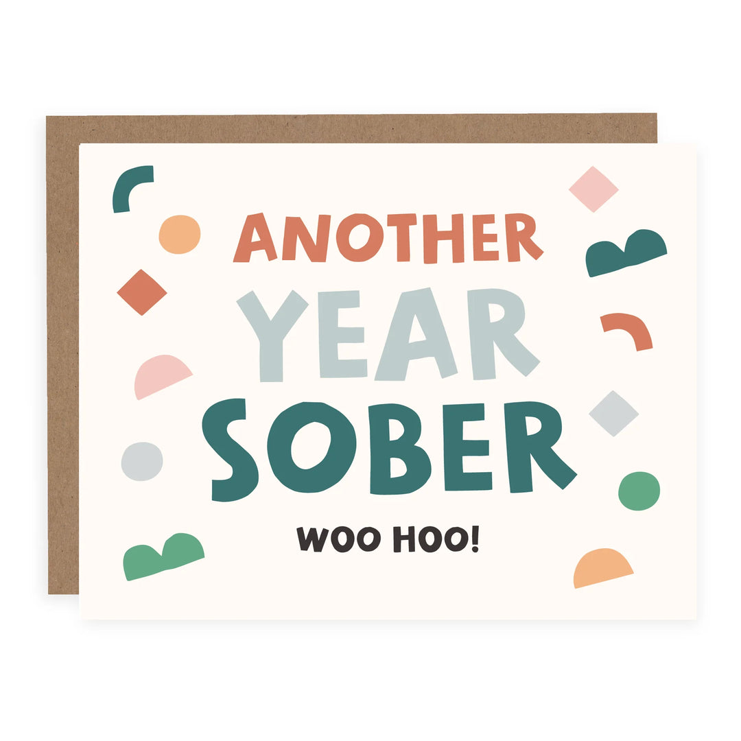 ANOTHER YEAR SOBER CARD