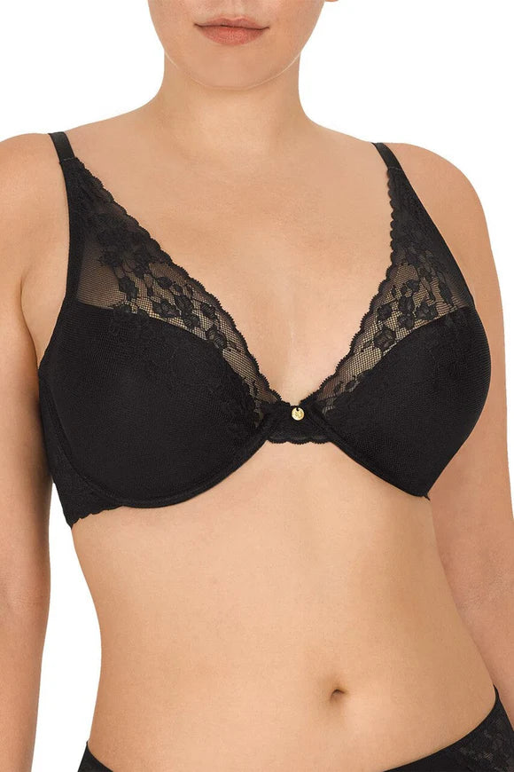 Natori Cherry Blossom Convertible Bra - Black