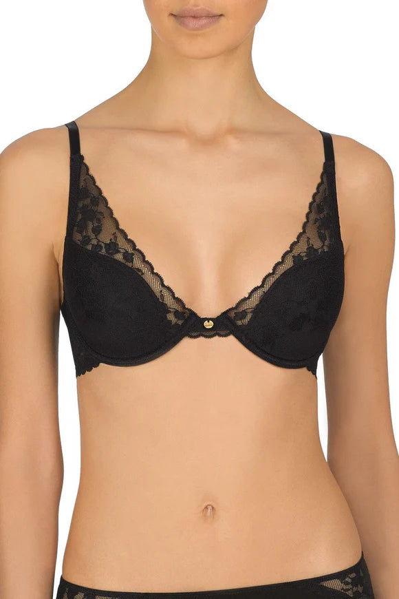 Natori Cherry Blossom Convertible Bra - Black