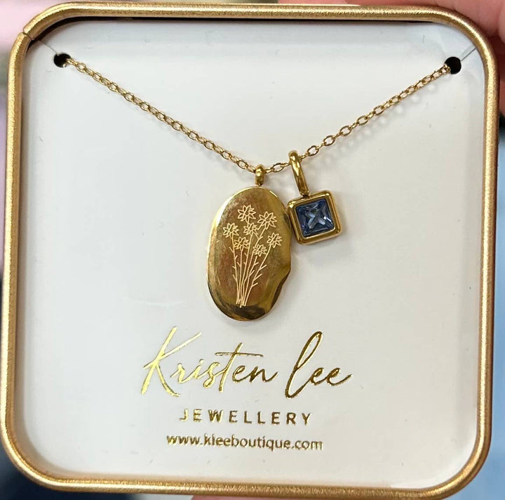 Gold Birth Month Necklaces