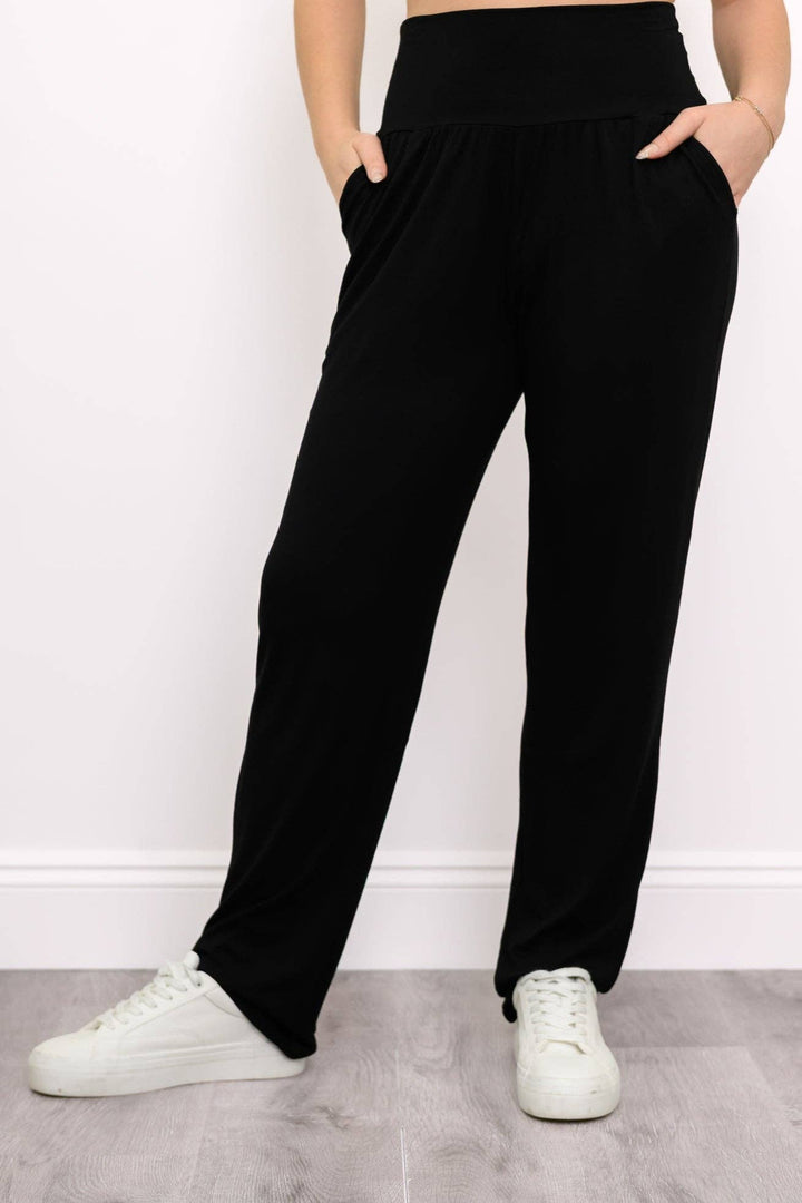 Clair Black Bamboo Pant