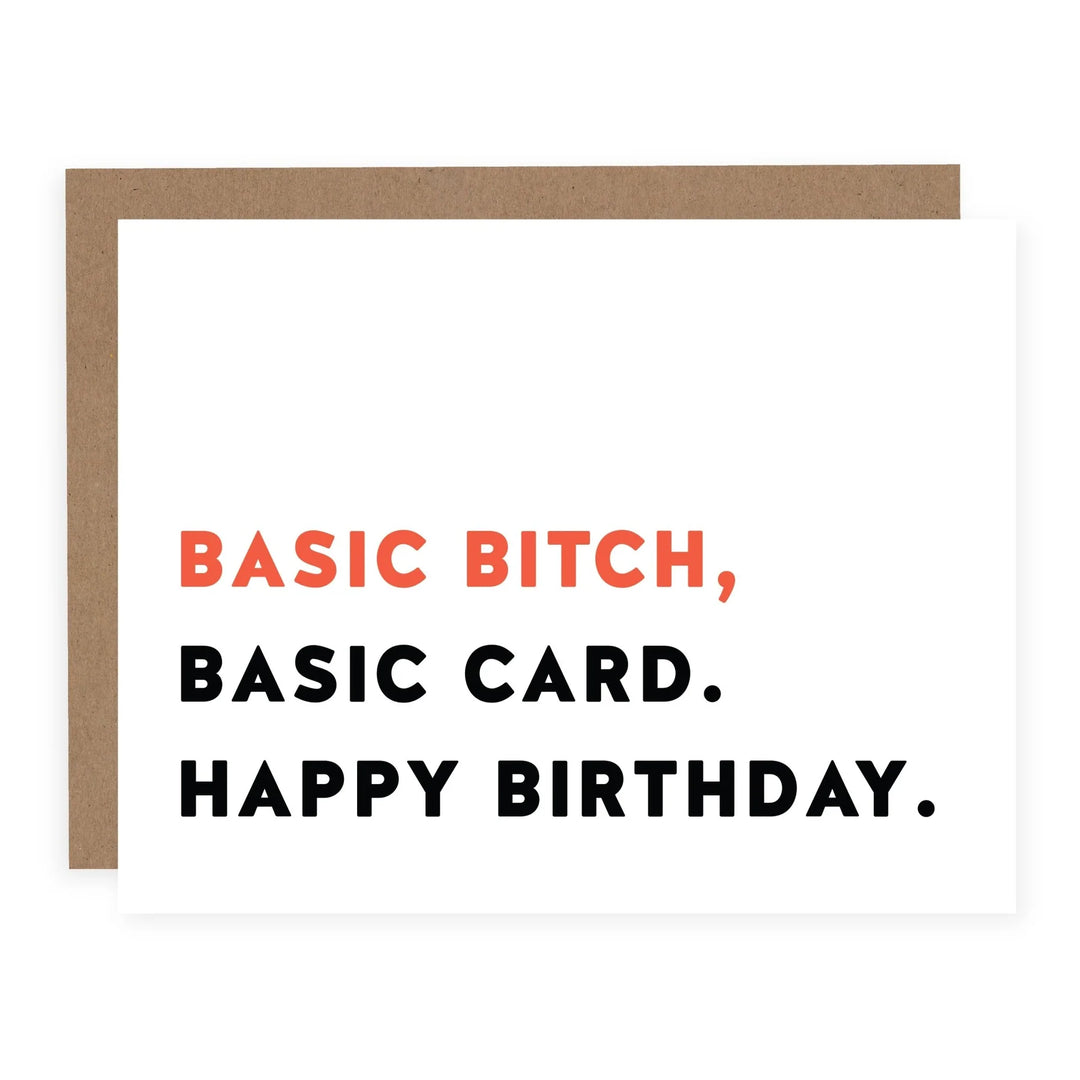 BASIC BITCH BASIC CARD