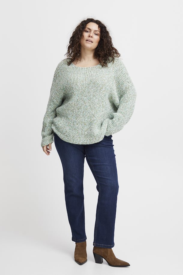 Fransa Knitted Birch Pullover Sweater