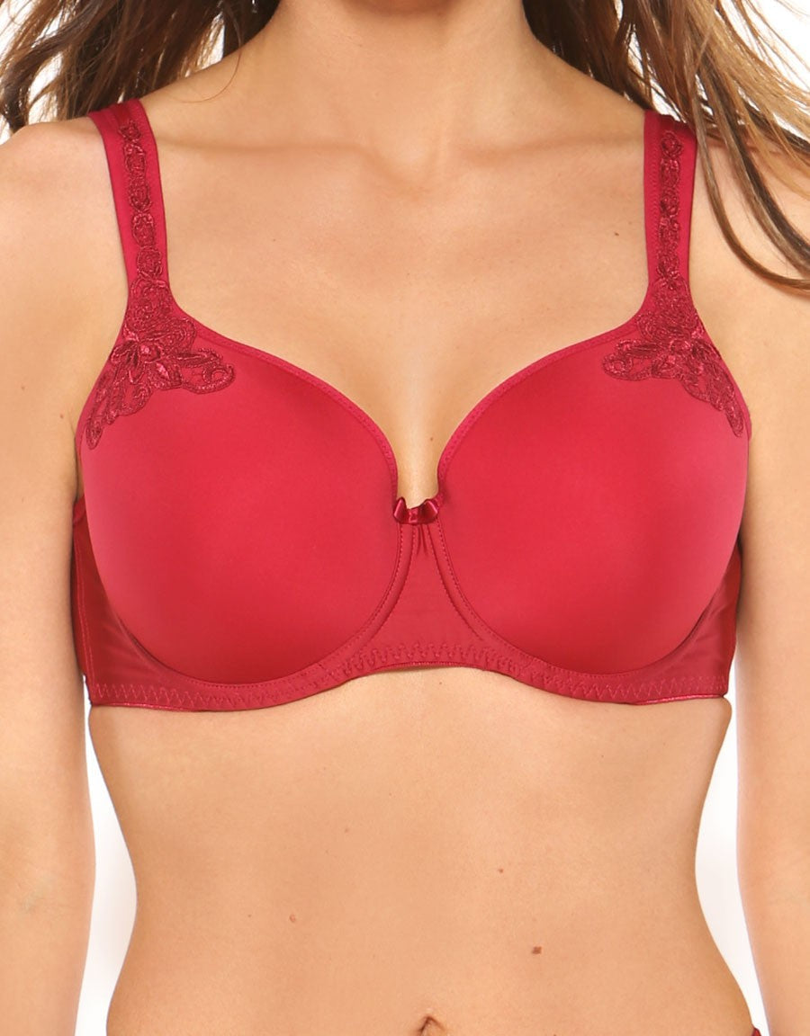 Maxine T-Shirt Bra - Hot Red - Sheer Essentials Lingerie & Swim