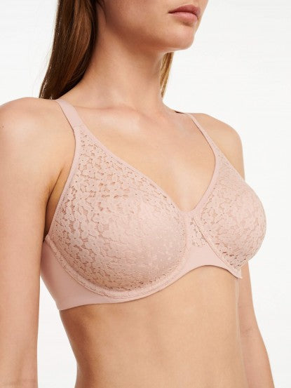 Chantelle Norah Molded Underwire Bra- - Rose Pink