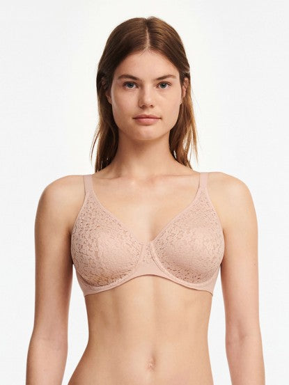 Chantelle Norah Molded Underwire Bra- - Rose Pink