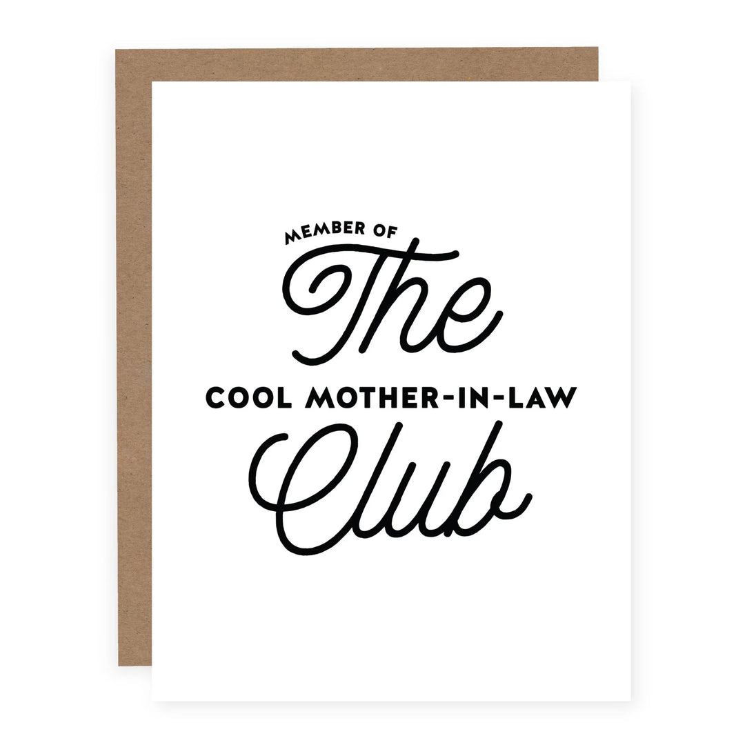 COOL MOTHER-IN-LAW CLUB CARD