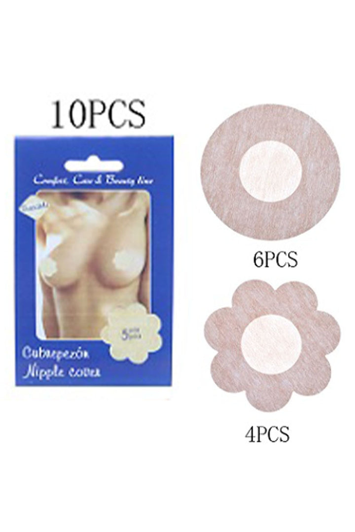 10 Pc Adhesive Pasties Nipple Cover