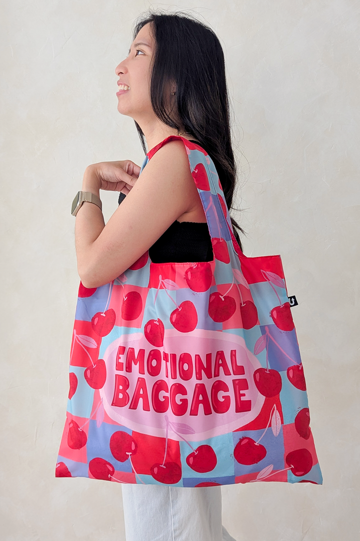 Uptown Sox Foldable Tote Bag - Emotional Baggage