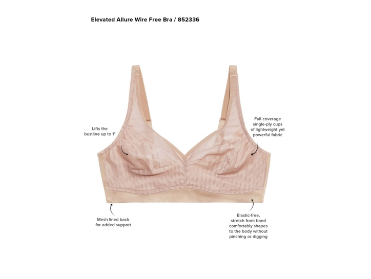 Elevated Allure Wire Free Bra - Sheer Essentials Lingerie & Swimwear