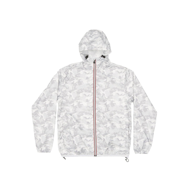 Full Zip Packable Camo Rain Jacket