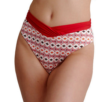 Retro Cruise High-Leg Swim Bottom - Size Small
