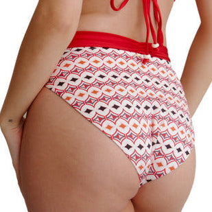 Retro Cruise High-Leg Swim Bottom - Size Small