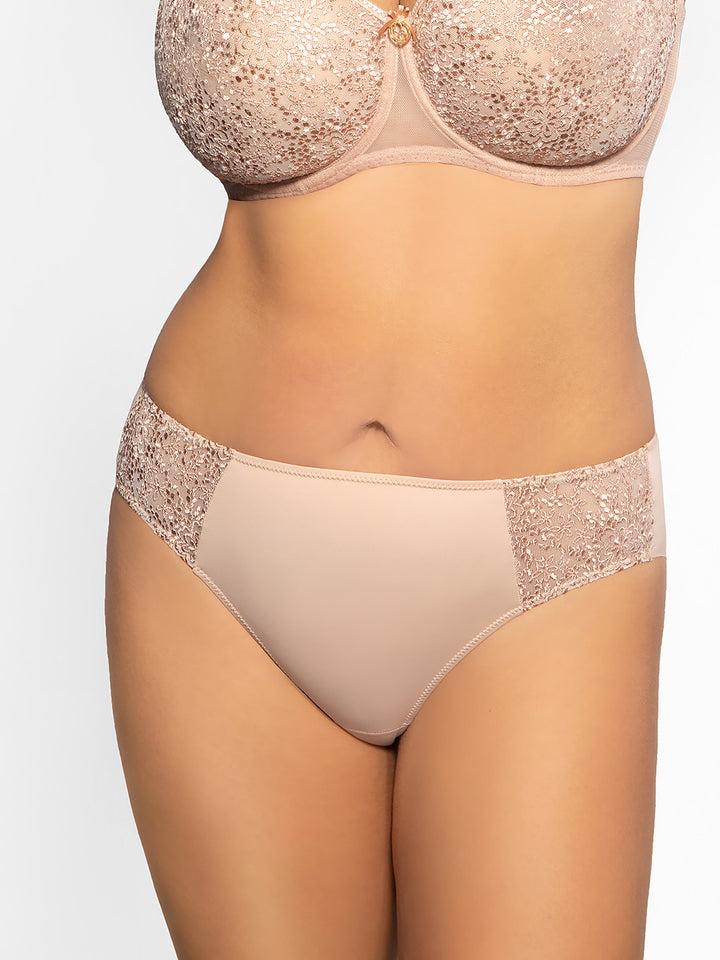 Corin Gisele Laser Cut Brief - Beige