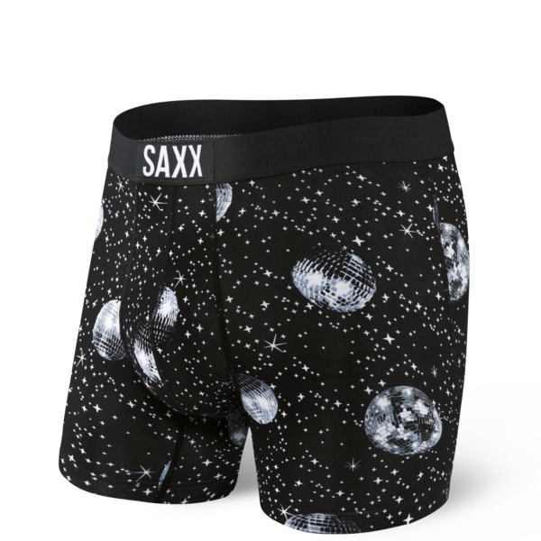 Saxx Vibe Boxer Brief - Black Galaxy