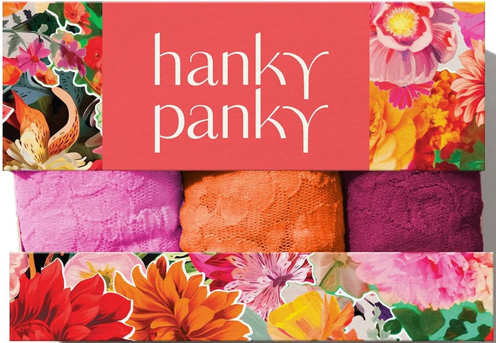 Hanky Panky 3 Pack Signature Lace Thongs -  Floramania