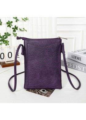 Tulip Printed Cross Body Purse w/ Cell Pocket