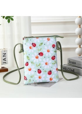 Ladybug Crossbody Bag With Cellphone Pocket