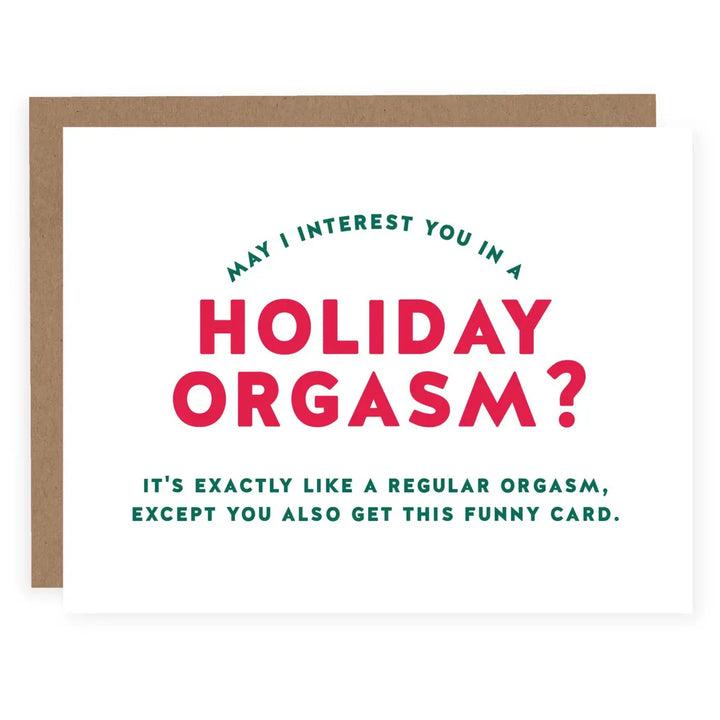 CARD: Holiday Orgasm - Christmas