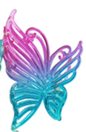 Ombre Butterfly Glossy Hair Claw