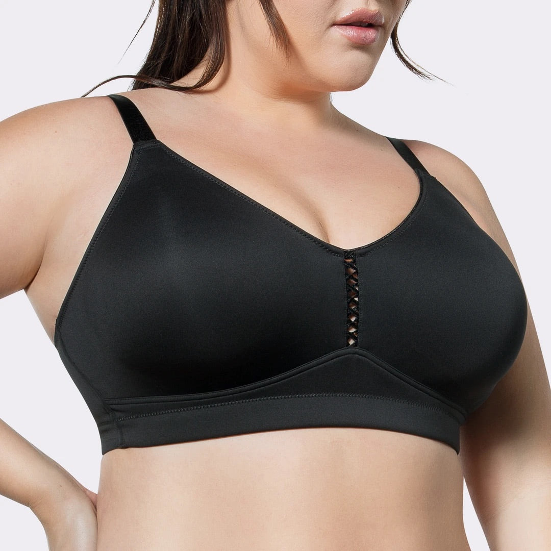 Erika Seamless Bralette - Black