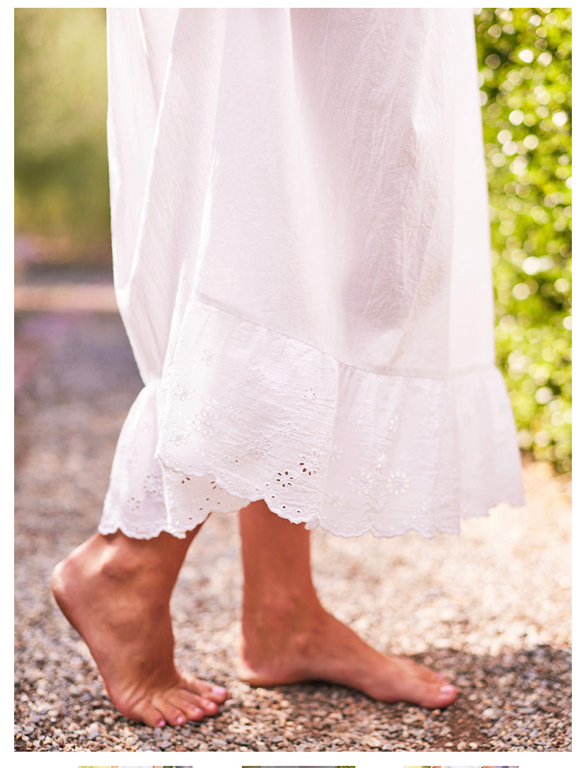 Evie Eyelet Half Slip