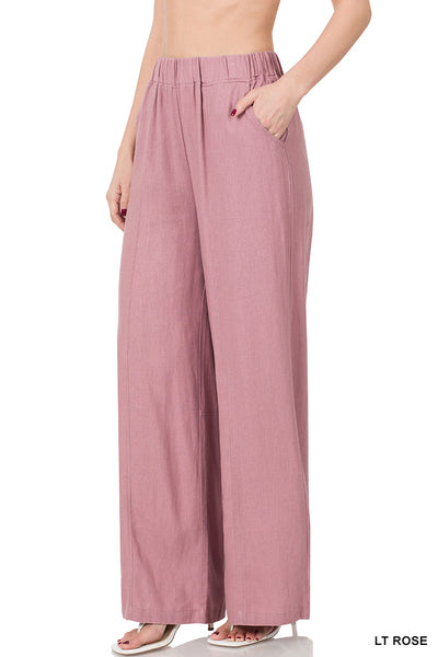 Linen Baggy Pants