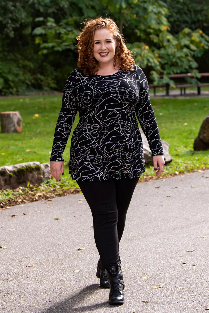 Lovely Bamboo Long Sleeve Tunic - Art Expo