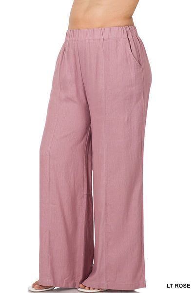 Linen Baggy Pants