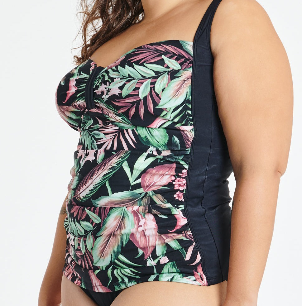 Tankini Swim Top With Molded Bra Cups