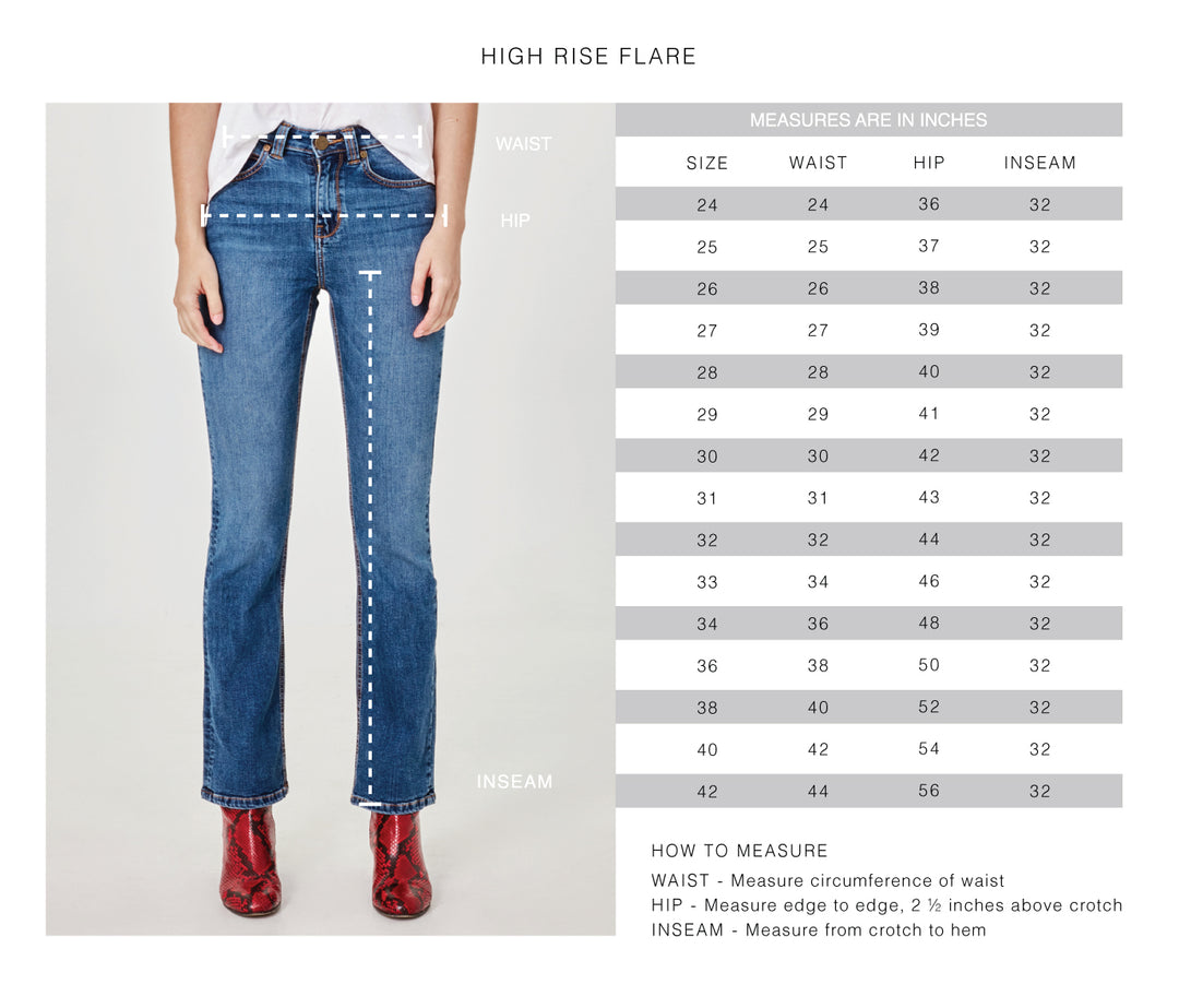 Alice High-Rise Flare Leg Cords